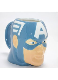 Marvel Captain America (kaptan Amerika) 3d Kabartmalı Karakter Kupa Bardak Alk4542