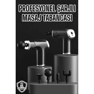 Masaj Aleti Masaj Tabancası Darbeli Şarjlı Kas Ve Vücut Ağrıları İçin