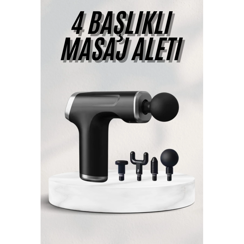 Masaj Tabancası 24v Type-c Hızlı Şarj Girişli Masaj Aleti Uzun Ömürlü