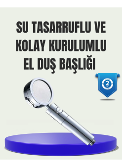 Masaj Ve Yağmur Modlu Su Tasarruflu Duş Başlığı