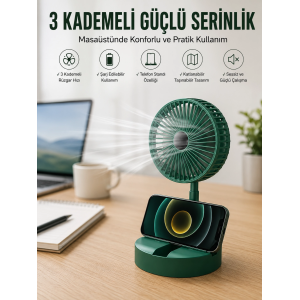 Masaüstü Taşınabilir Mini Soğutucu Vantilatör