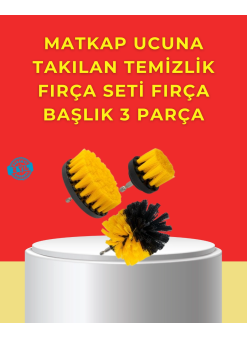 Matkap Ucu Temizlik Aparatı 3’lü Fırça Seti