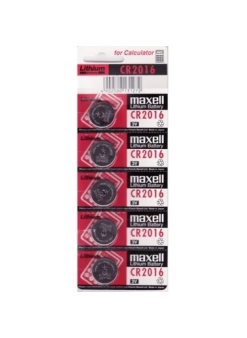 Maxell Cr2016 3v Lityum Düğme Pil 5'li Paket