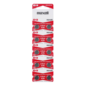 Maxell Lr44 Ag13 Sr44 A76 1.5v Alkalin Saat Pili 10 Adet