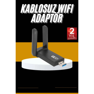 Mbps Wifi Alıcı Kablosuz Wifi Adaptörü Çift Band Çift Antenli