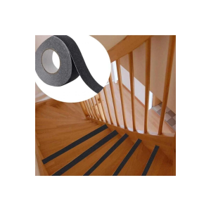 Merdiven Zemin Kaydırmaz Güçlü Bant Yapışkanlı Kaymaz Bant Siyah 25 Mm X 5 Metre