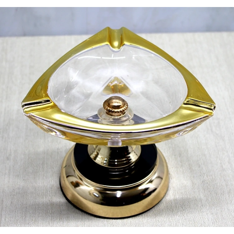 Metal Ayaklı Cam Küllük Alk4880 Metal Ayaklı Cam Küllük Alk4880