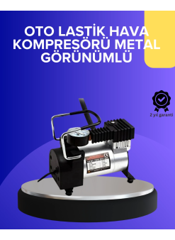 Metal Gövdeli Oto Lastik Hava Kompresörü 12v 140 Psı Hızlı Şişirme