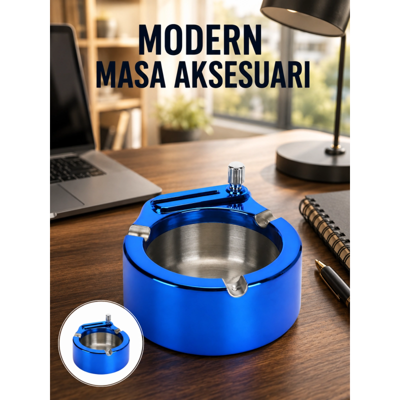 Metal Küllük Ve Çakmak Seti Yuvarlak Modern Tasarım Yeni Nesil Metal Küllük Ve Çakmak Seti Yuvarlak Modern Tasarım Yeni Nesil