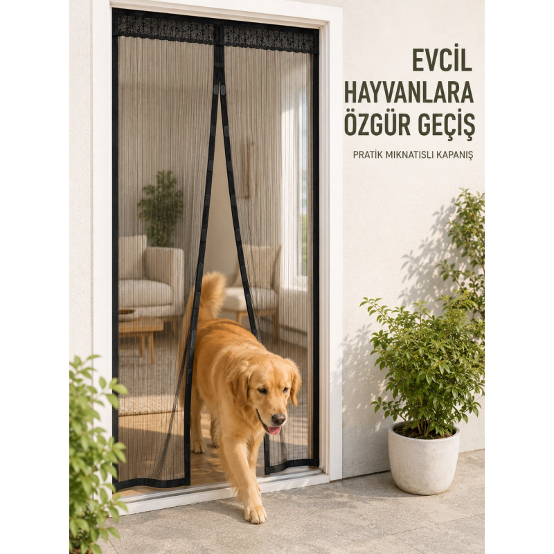 Mıknatıslı File Kapı Sinekliği Balkon Bahçe Teras Ve Mutfak İçin Pratik Kullanım Mıknatıslı File Kapı Sinekliği Balkon Bahçe Teras Ve Mutfak İçin Pratik Kullanım
