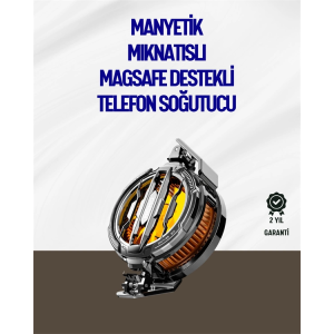 Mıknatıslı Ve Atlı Montajlı Soğutucu Fan | Her Cihaza Uyumlu | Led Göstergeli