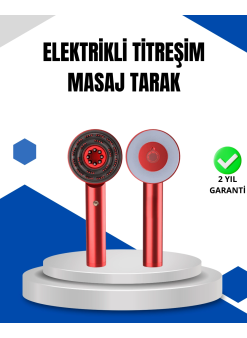 Mikro Akım Teknolojili Elektrikli Saç Masaj Fırçası Yağ Uygulamalı