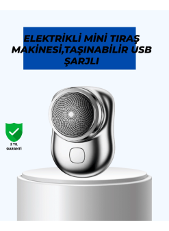 Mikro Titreşim Motorlu, Düşük Sesli, Usb Girişli Tıraş Makinesi
