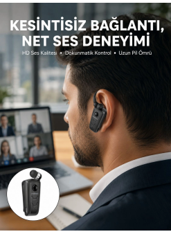 Mikrofonlu Makaralı Bluetooth Kulakiçi Kulaklık Android Ve İos Uyumlu Yeni Nesil