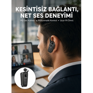 Mikrofonlu Makaralı Bluetooth Kulakiçi Kulaklık Android Ve İos Uyumlu Yeni Nesil