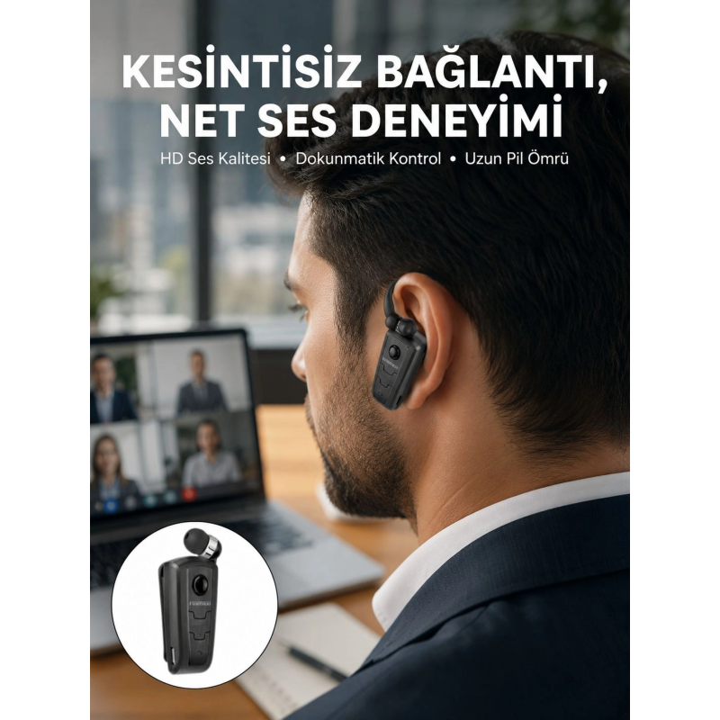 Mikrofonlu Makaralı Bluetooth Kulakiçi Kulaklık Android Ve İos Uyumlu Yeni Nesil Mikrofonlu Makaralı Bluetooth Kulakiçi Kulaklık Android Ve İos Uyumlu Yeni Nesil