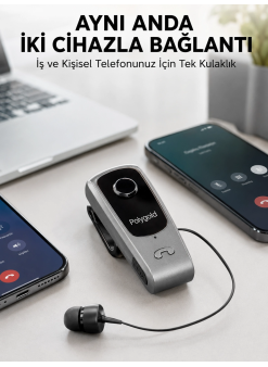 Mikrofonlu Ve Ses Kontrollü Kablosuz Kulak İçi Kulaklık