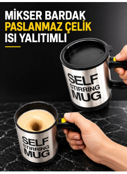 Mikser Bardak Paslanmaz Çelik Isı Yalıtımlı