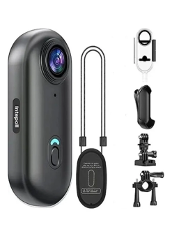 Mini 4k Wıfı Aksiyon Kamerası Vücut Kamerası Giyilebilir Video Kaydedici