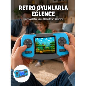 Mini Arcade Oyun Konsolu Hafif Taşınabilir Çocuk Hediyelik