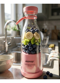 Mini Blender Usb Şarjlı Smoothie Hazırlayıcı Kolay Temizlenebilir Tasarım