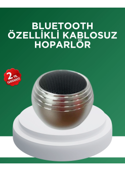 Mini Bluetooth Hoparlör Tws Özellikli Taşınabilir Güçlü Ses