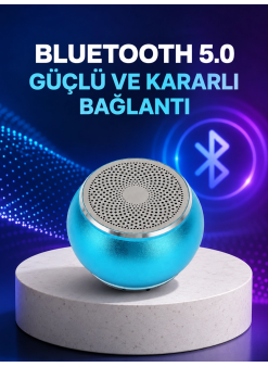 Mini Bluetooth Speaker | Uzun Pil Ömrü, Şık Ve Hafif Tasarım Yeni Nesil