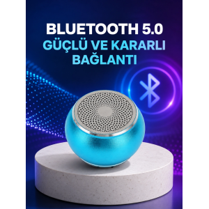 Mini Bluetooth Speaker | Uzun Pil Ömrü, Şık Ve Hafif Tasarım Yeni Nesil