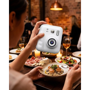 Mini Çocuk Fotoğraf Makinesi Baskı Özellikli Video Çekim 4 Kağıt Rulo Hediyeli