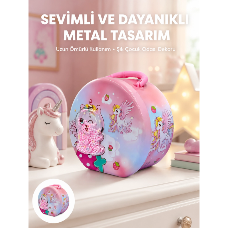Mini Çocuk Para Kasası Gizli Saklama Ve Birikim Kutusu Mini Çocuk Para Kasası Gizli Saklama Ve Birikim Kutusu