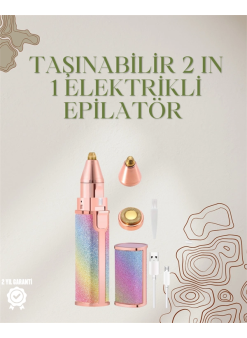 Mini Elektrikli Epilatör Cihazı – Usb Şarjlı, Acısız Yüz Ve Kaş Bakım Aleti