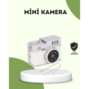 Mini Hd Dijital Kamera 1080p Kordonlu Taşınabilir Retro Model