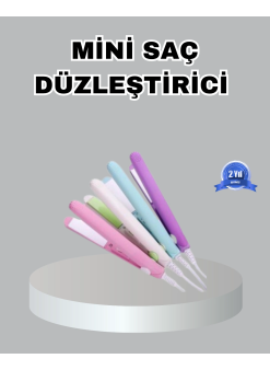 Mini Seramik Saç Düzleştirici – Kompakt Boy, 180°c Hızlı Isınma, Seyahat Tipi