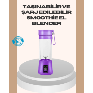 Mini Taşınabilir Blender 380ml Usb Şarjlı Detoks Smoothie Hazırlayıcı