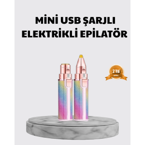 Mini Yüz Ve Kaş Epilatörü – 8000 Rpm Güçlü Motor Ve Paslanmaz Çelik Başlık