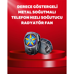 Mobil Cihaz Soğutma Radyatörü – Metal+abs, Type-c Kablolu