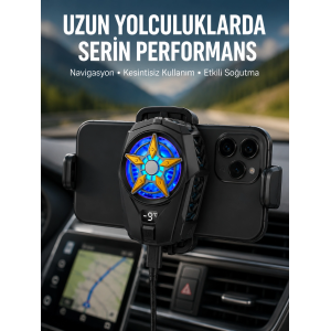Mobil Cihaz Soğutma Radyatörü – Metal+abs, Type-c Kablolu Yeni Nesil