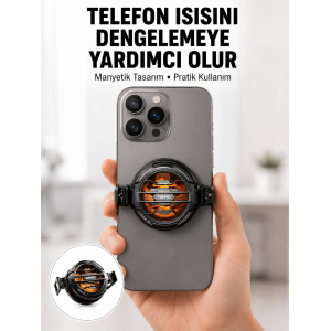 Mobil Oyunlar İçin Serinletici Telefon Fanı | Sessiz Çalışma | Geniş Kıskaçlı Tasarım Yeni Nesil