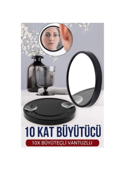 Modacar 9 Cm 10x Büyüteçli Makyaj Aynası