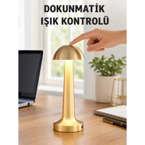 Modern Tasarım Şarjlı Masa Lambası – 1800 Mah Batarya Yeni Nesil