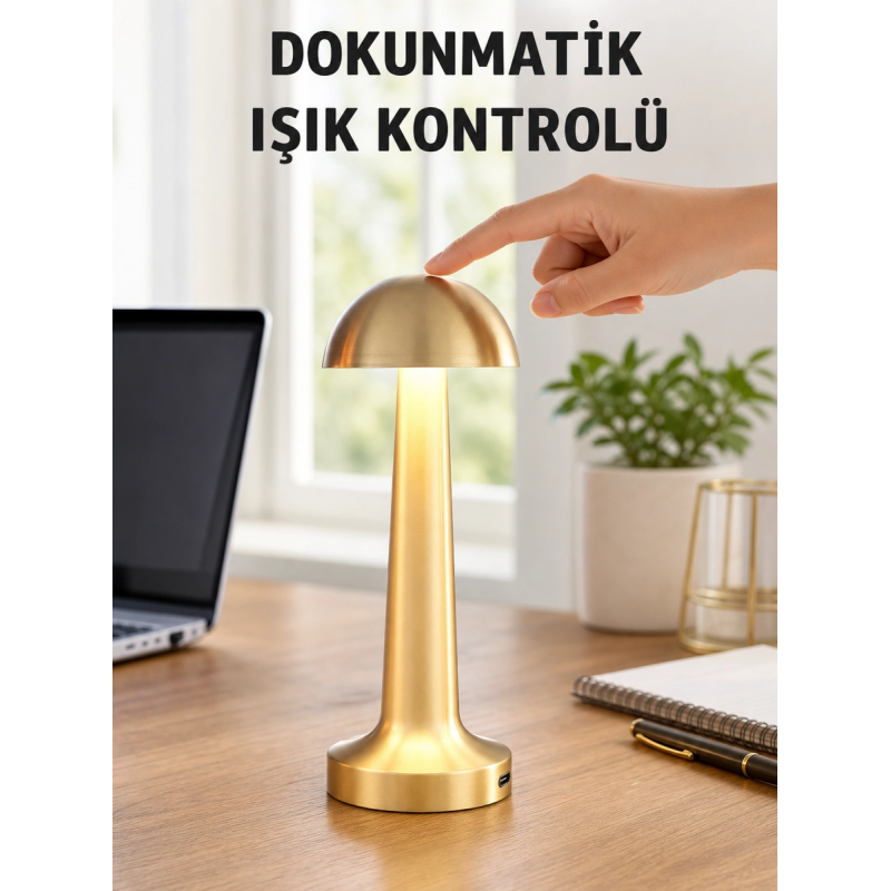 Modern Tasarım Şarjlı Masa Lambası – 1800 Mah Batarya Yeni Nesil Modern Tasarım Şarjlı Masa Lambası – 1800 Mah Batarya Yeni Nesil