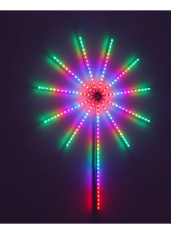Modüler Rgb Led Duvar Işığı Havai Fişek Efektli Uzaktan Kumandalı