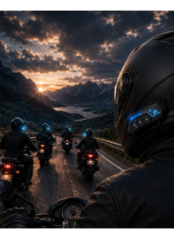 Motosiklet Kaskı İçin Bluetooth Kulaklık Hands Free Çağrı Özellikli