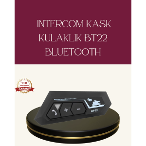 Motosiklet Sürüşleri İçin Bt22 Kask Bluetooth Kulaklık Mikrofonlu