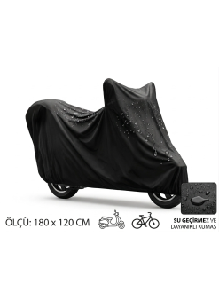 Motosiklet Ve Scooter Koruma Brandası – Su Ve Toz Geçirmez 180x120 Cm
