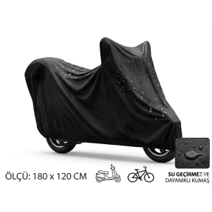 Motosiklet Ve Scooter Koruma Brandası – Su Ve Toz Geçirmez 180x120 Cm