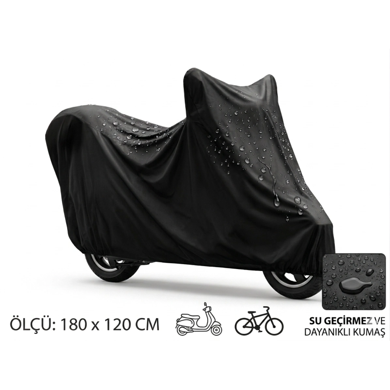 Motosiklet Ve Scooter Koruma Brandası – Su Ve Toz Geçirmez 180x120 Cm Motosiklet Ve Scooter Koruma Brandası – Su Ve Toz Geçirmez 180x120 Cm