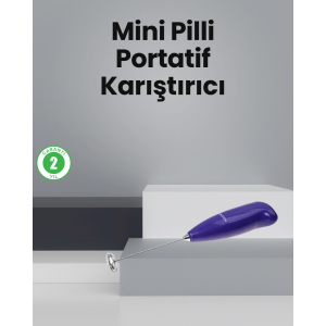 Mutfak İçin Mini El Mikseri – Kahve, Süt, Krema Ve Sos Karıştırıcı