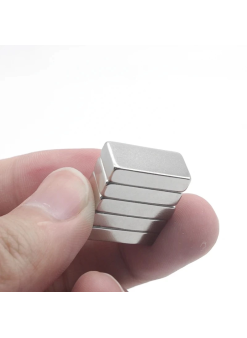 1 Adet 20x10x5 Mm Neodyum Magnet N35 Güçlü Mıknatıs Köşeli Ve Dayanıklı Nikel Kaplama