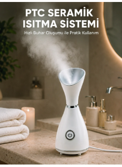 Nano İyonik Cilt Bakım Buhar Makinesi Ptc Isıtma Sistemli